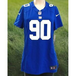 Nike Blue NFL New York‎ Giants Pierre-Paul #90 Short Sleeve Jersey Women XL NWT